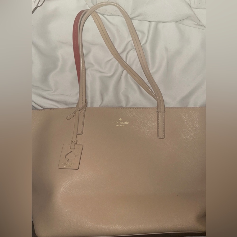 Kate Spade Beige Tote Purse
